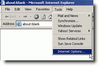 Internet Options